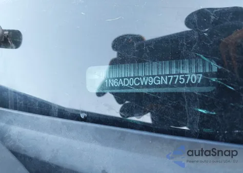 2016 Nissan Frontier Sv из США, поврежденный, VIN 1N6AD0CW9GN775707